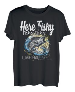 Lake Hartwell Lustiges Angeln T-Shirt