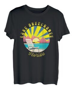 Lake Okeechobee Retro Sonnenuntergang & Strandurlaub T-Shirt