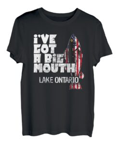 Lake Ontario Lustiges Angeln T-Shirt