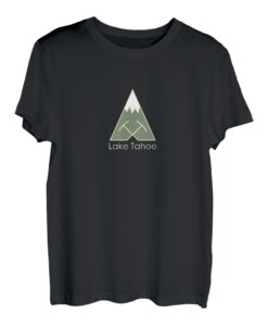 Lake Tahoe T-Shirt für Bergsteiger im kalifornischen Vintage-Stil T-Shirt
