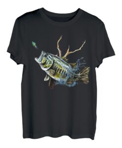 Largemouth Barschangeln - Herren, Damen und Kinder großer Barsch T-Shirt