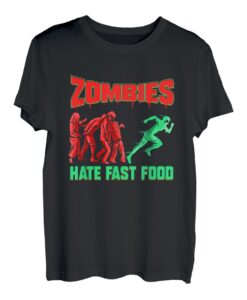 Läufer Marathon Lustiges Geschenk mit Zombies Jogger T-Shirt