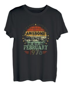 Legend Since Februar 1978 45. Geburtstag 45 Jahre alte Jungen T-Shirt