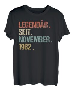 Legendär November 1982 Shirt Vintage Geburtstagsgeschenk 36 T-Shirt
