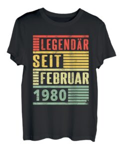 Legendär seit Februar 1980 42. Geburtstag Vintage T-Shirt