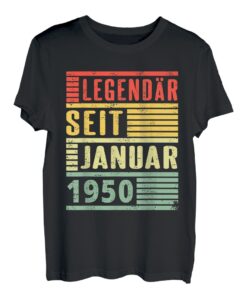 Legendär seit Januar 1950 72. Geburtstag Vintage T-Shirt
