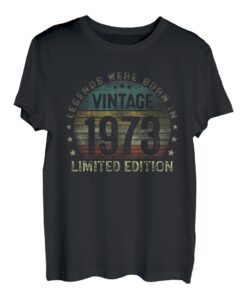 Legenden Wurden Im 1973 Geboren Geschenk 50 Geburtstag Mann T-Shirt