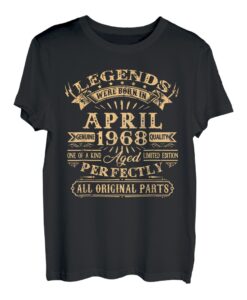 Legenden Wurden Im April 1968 Geschenk 55. Geburtstag Mann T-Shirt