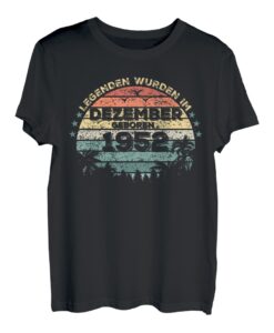 Legenden wurden im Dezember 1952 geboren 70.Geburtstag Junge T-Shirt