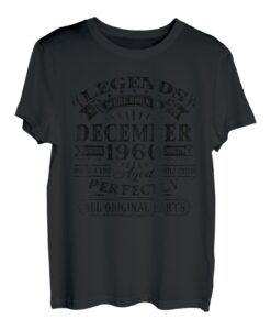 Legenden Wurden Im Dezember 1960 Geschenk 62 Geburtstag T-Shirt