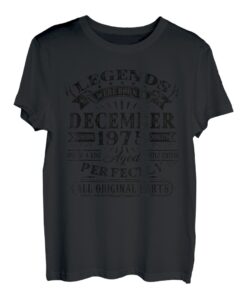 Legenden Wurden Im Dezember 1975 Geschenk 47 Geburtstag T-Shirt