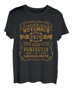 Legenden Wurden Im November 1970 Geschenk 52 Geburtstag T-Shirt