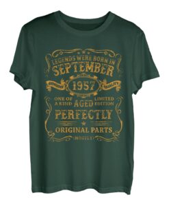 Legenden Wurden Im September 1957 Geschenk 65 Geburtstag T-Shirt