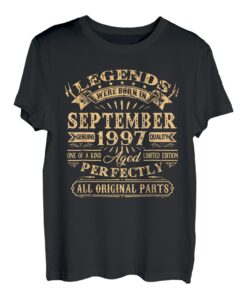 Legenden Wurden Im September 1997 Geschenk 25 Geburtstag T-Shirt