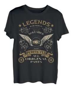 Legenden zum 70. Geburtstag wurden im November 1952 Vintage geboren T-Shirt