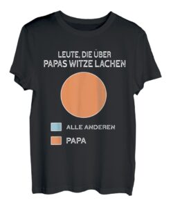 Leute die über Papas Witze lachen Vatertag Papa Tochter T-Shirt