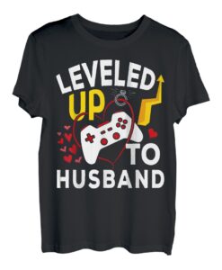 Level Up To Husband, lustiges Geschenk für Ihn, Gamer T-Shirt