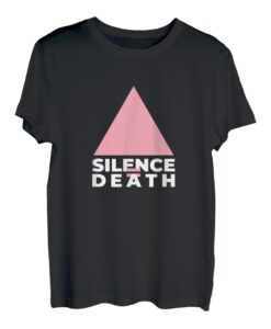 LGBTQ Shirt Herren Damen Gay Pride Geschenk Gleichheit Silence Death T-Shirt