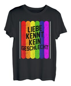Liebe Kennt Kein Geschlecht Menschenrechte LGBTQ Geschenk T-Shirt