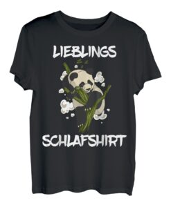 Lieblings Schlafshirt Pandabär Pyjama Geschenk Panda Schlaf T-Shirt