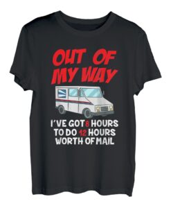 Lieferfahrer-Outfit, witziges Lieferwagen-Design T-Shirt