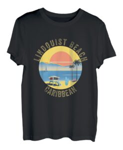 Lindquist Beach Souvenir Bekleidung - Retro Vintage T-Shirt