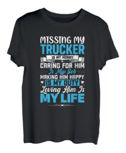 LKW-Fahrer-Design für eine Trucker-Freundin-Frau T-Shirt