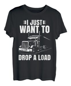 LKW-Fahrer-Design für Herren, Halbanhänger, LKW, Vater, großes Rig T-Shirt