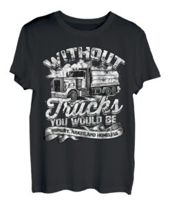 LKW-Fahrer-Design für Herren, Vater, großes Rig, Halbanhänger, LKWs T-Shirt