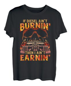 LKW-Fahrer-Design für Herren, Vater, großes Rig, Halbanhänger, LKWs T-Shirt