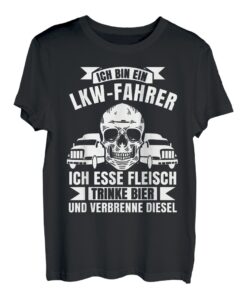 LKW Fahrer Trucker Lastkraftwagen Männer Spedition Geschenk T-Shirt