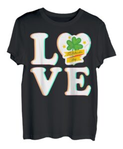 Love Irish Leprechaun Herren Damen Kinder Jungen & Mädchen Pattys Day T-Shirt