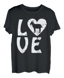 Love Ziege Jahrgang Bock TShirt Geißbock Goat Geschenk Idee T-Shirt