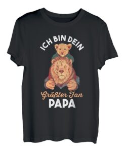 Löwen Sohn Tochter Papa Vater T-Shirt