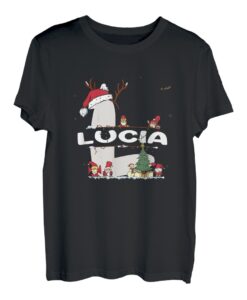Lucia Weihnachtsshirt mit Lucia Name für lustige Weihnachten T-Shirt