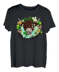 Lucky Färse Irish Farmer Cow Cattle Farm St. Patricks Day T-Shirt
