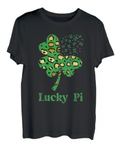 Lucky Pi Shamrock Happy Pi Day Matching Männer Frauen Lustiges Geschenk T-Shirt