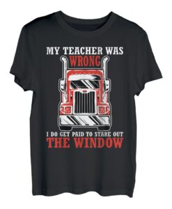 Lustig, dass mein Lehrer sich geirrt hat, ich werde dafür bezahlt, rauszustarren, Design T-Shirt