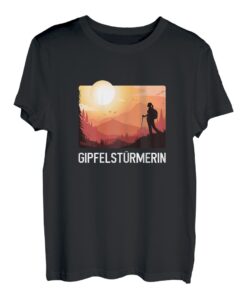Lustig Hapfox Gipfelstürmerin T-Shirt
