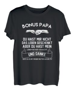 Lustig Männertag Himmelfahrt Bonus Vater Stiefvater Geschenk T-Shirt