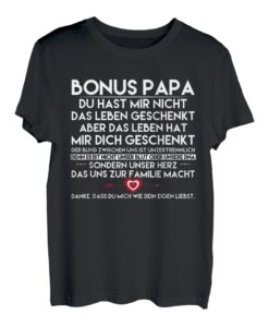 Lustig Männertag Himmelfahrt Bonus Vater Stiefvater Geschenk T-Shirt