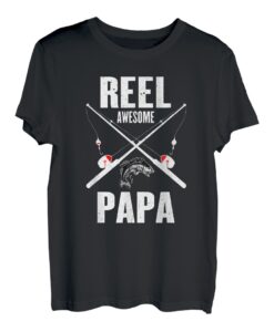 Lustige Angel-Papa-Geschenkrolle, toller Vater, Herren-Angeln T-Shirt