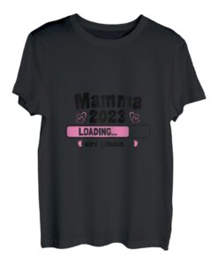 Lustige Ankündigung einer Schwanger Mutter Mama Loading 2023 T-Shirt