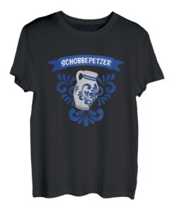 Lustige Geschenkidee Schobbepetzer, Bembel hessischer Äppler T-Shirt