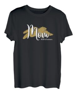 Lustige Mutter 2 Anhänger | Sohn Tochter | Zwei Kinder Mutter T-Shirt