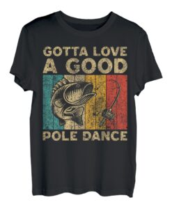 Lustige Vintage-Angelwitze, für Herren und Damen, Fischer, Barsch, Fisch T-Shirt
