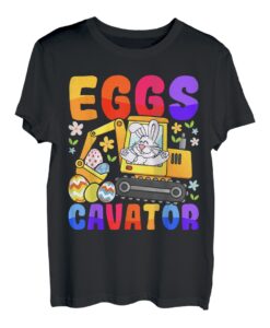 Lustiger Bagger für Ostereier, für Jungen, Ostern, Kinder, Jungen T-Shirt