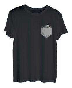 Lustiger Crappie Fisch in der Tasche zum Angeln T-Shirt