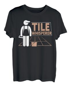 Lustiger Fliesenleger Vater Handwerker Fliesenlegen T-Shirt