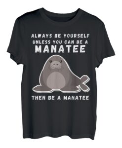 Lustiger Manatee Vintage lustiger Spruch Manatee Liebhaber T-Shirt